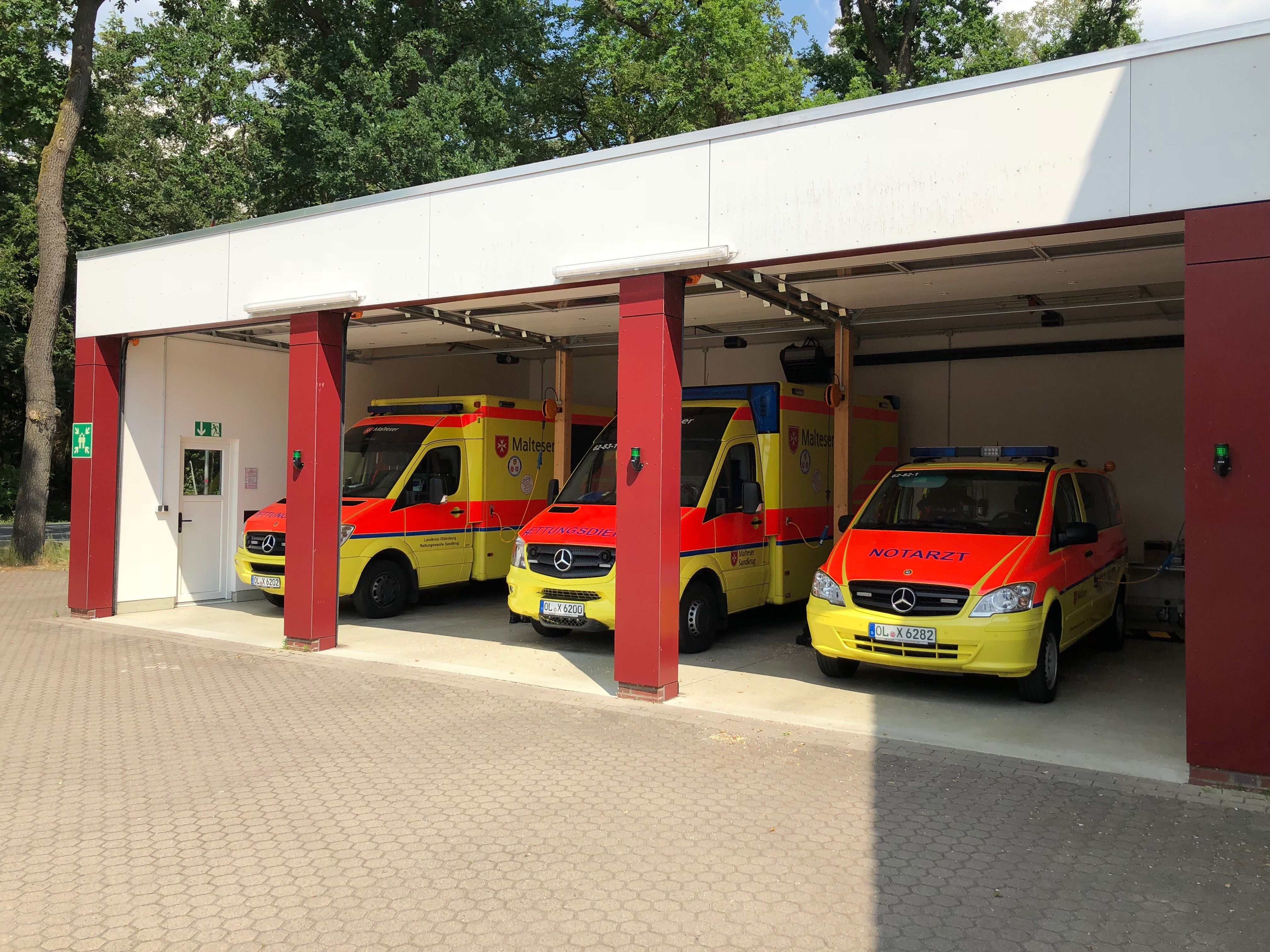 Ansicht der Rettungswache Sandkrug